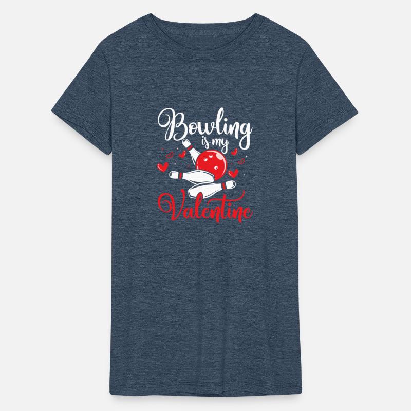 Bowling Is My Valentine Team Player StrikeBowler