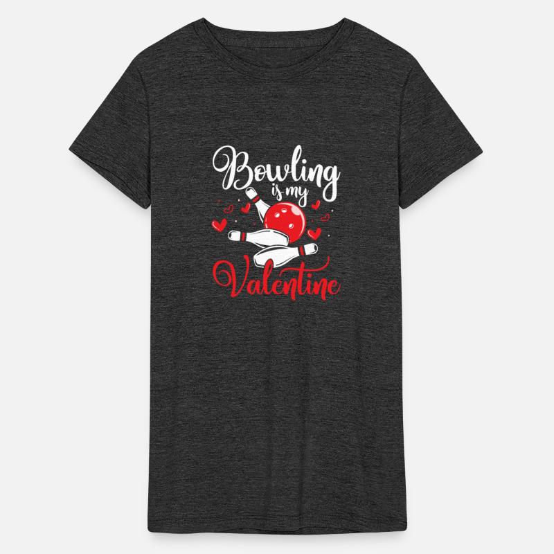 Bowling Is My Valentine Team Player StrikeBowler