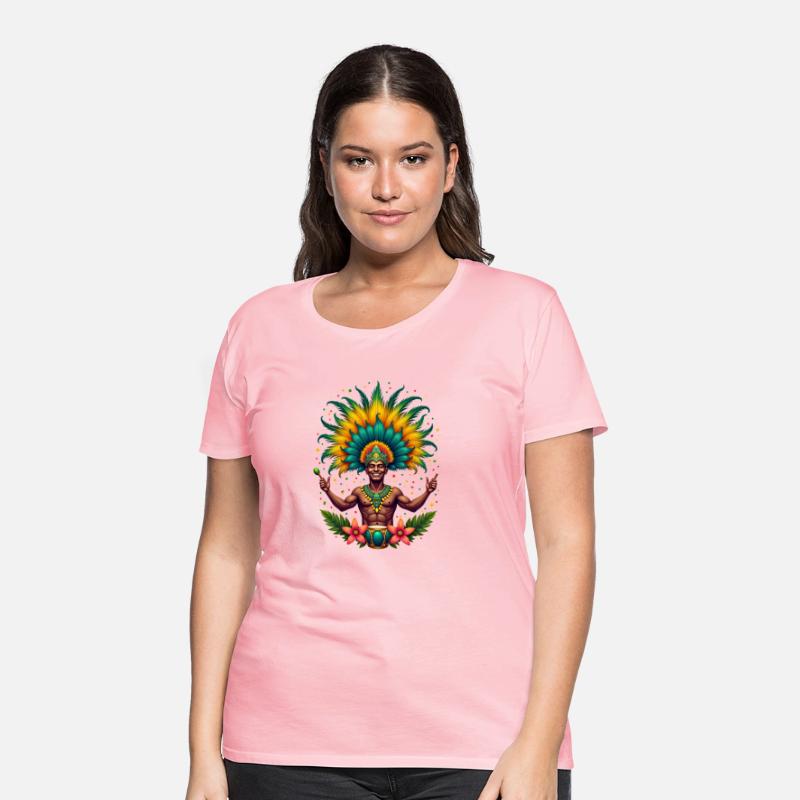 Brazil Carnival Vibrant Tee Tshirt