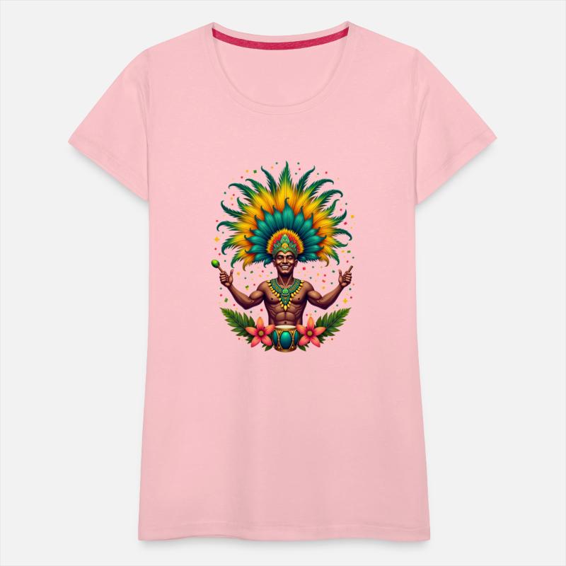 Brazil Carnival Vibrant Tee Tshirt