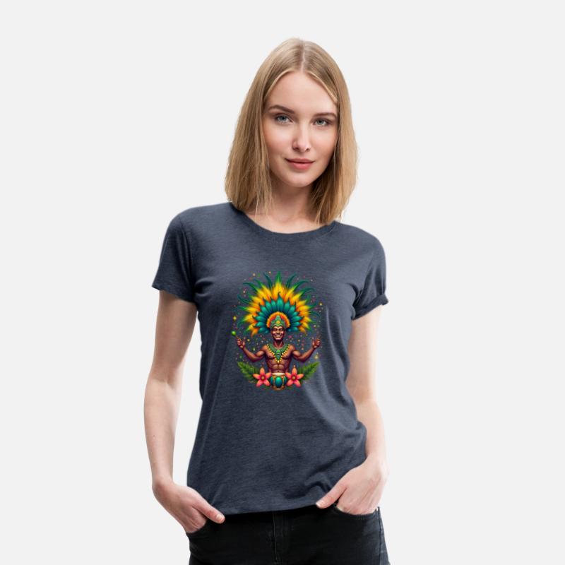 Brazil Carnival Vibrant Tee Tshirt