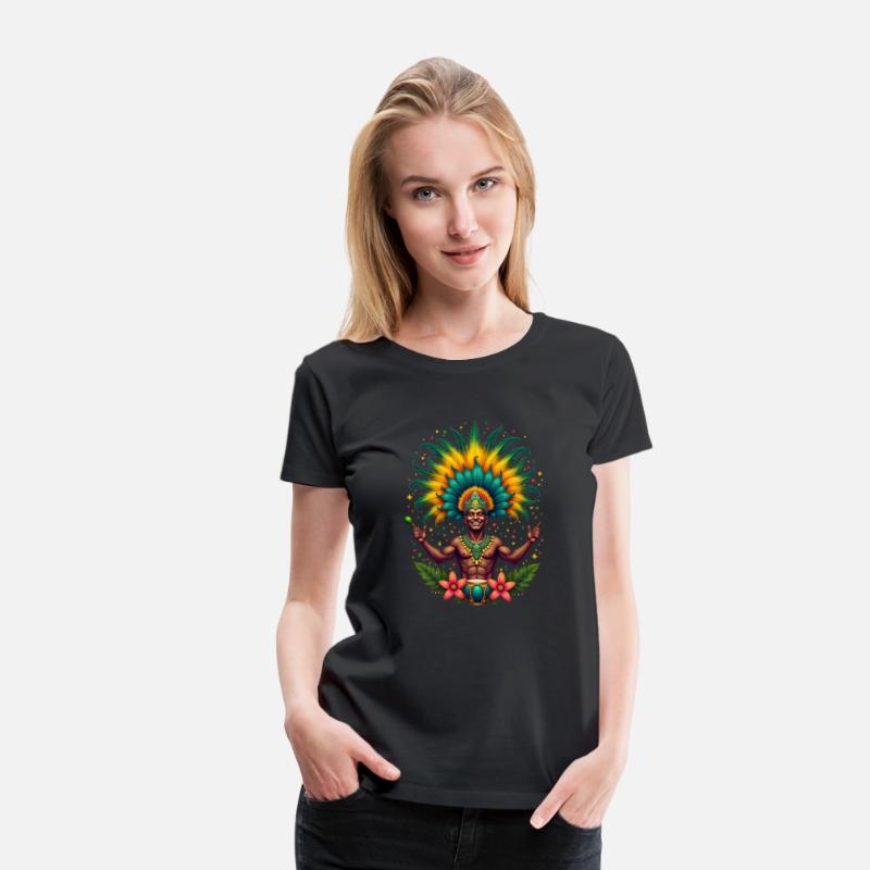 Brazil Carnival Vibrant Tee Tshirt