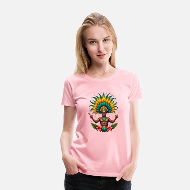 Brazil Carnival Vibrant Tee Tshirt