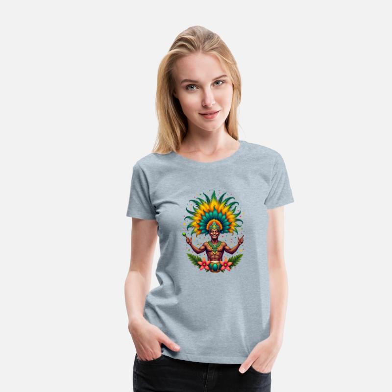 Brazil Carnival Vibrant Tee Tshirt