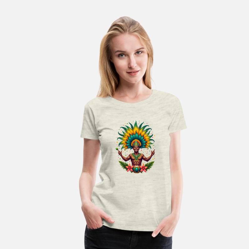 Brazil Carnival Vibrant Tee Tshirt