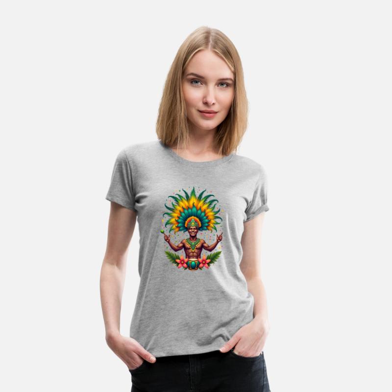 Brazil Carnival Vibrant Tee Tshirt