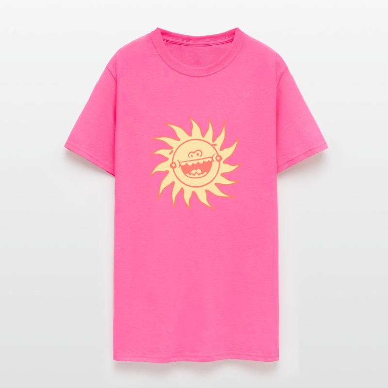 Bright Sun Funny Happy Face Smile Comic Cartoon