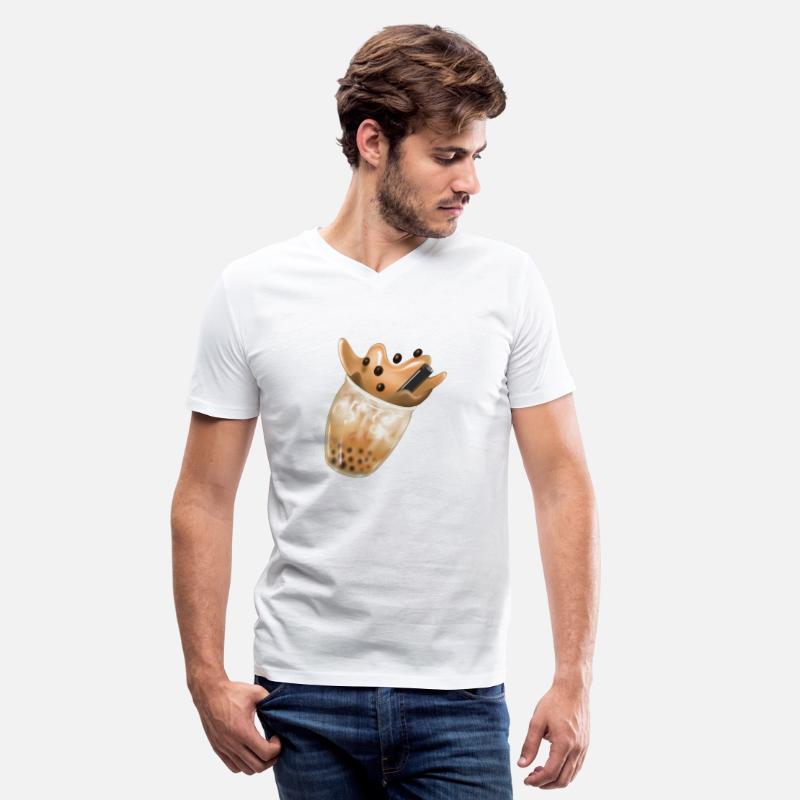 Bubble Tea. Tapioca pearls milk tea.