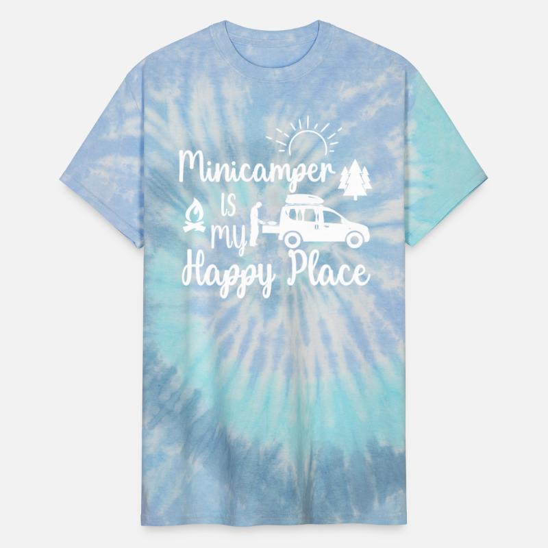 Camping-Camper Microcamper Travel-Caravan Happy