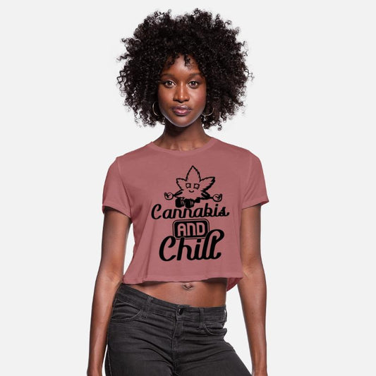 Cannabis And Chill marijuana funny weed t-shirt