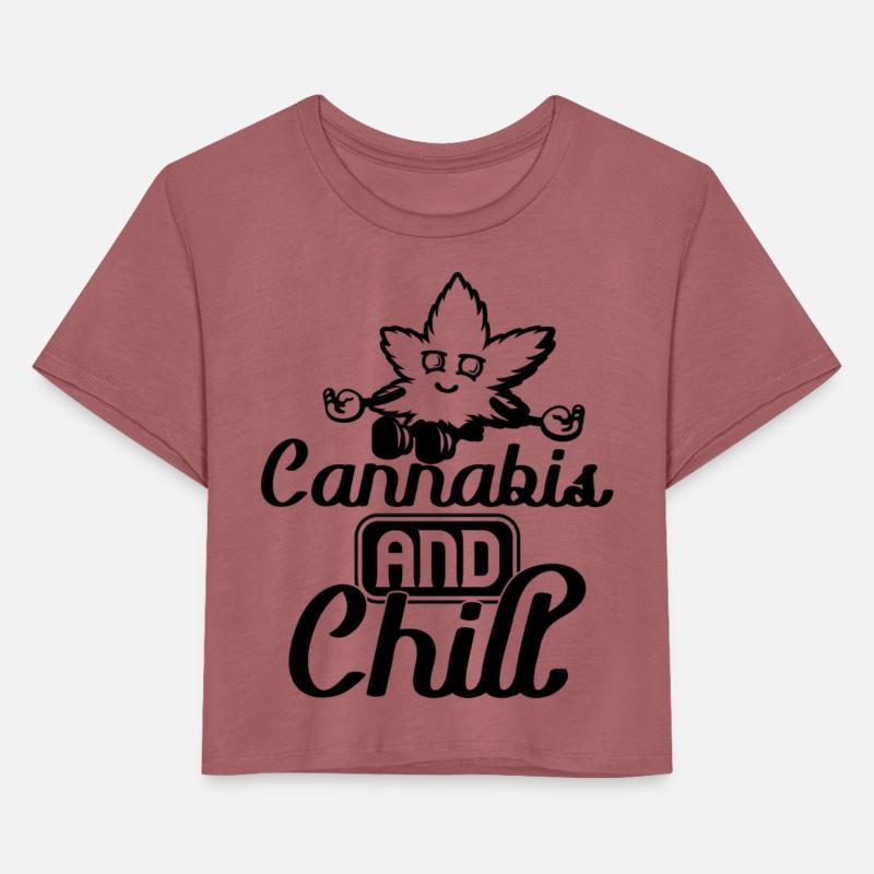 Cannabis And Chill marijuana funny weed t-shirt