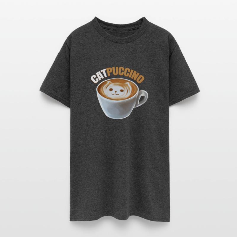 Cat And Cappucino Makes Catpuccino In A Cup On