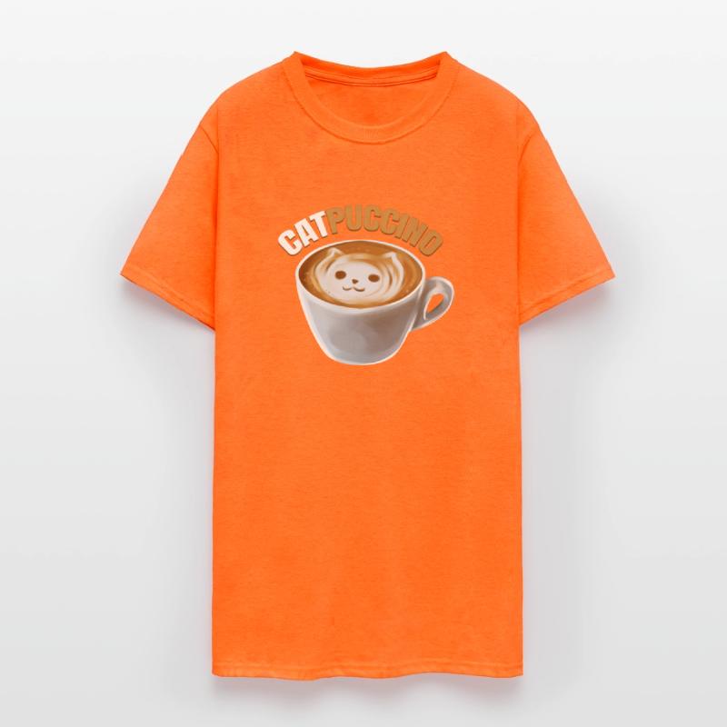 Cat And Cappucino Makes Catpuccino In A Cup On