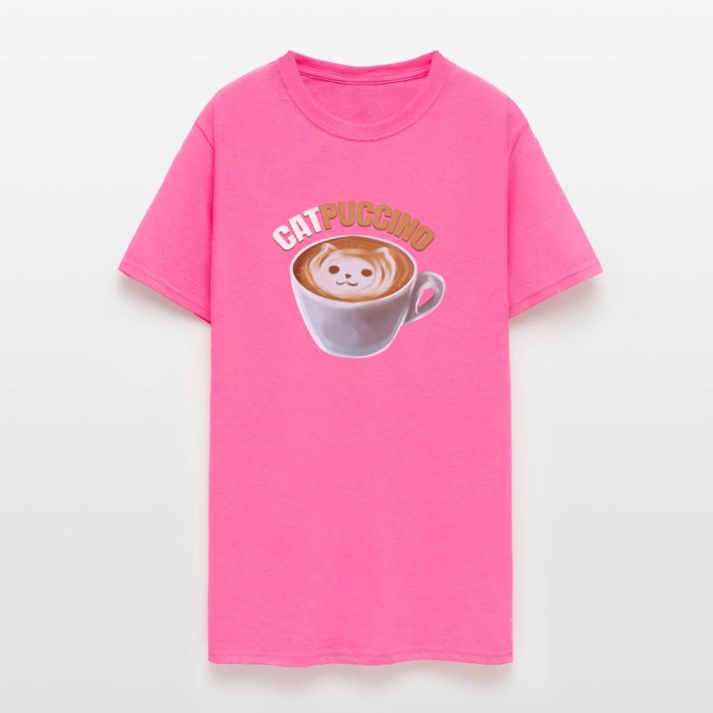 Cat And Cappucino Makes Catpuccino In A Cup On