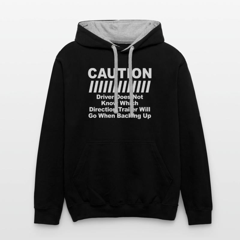 Caution Driver Does Not Know Which Direction