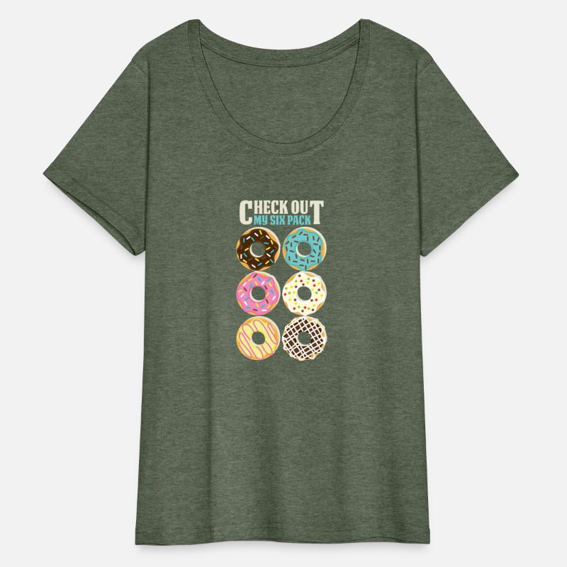 Check Out My Six-Pack Donut Tee. Funny Six Pack