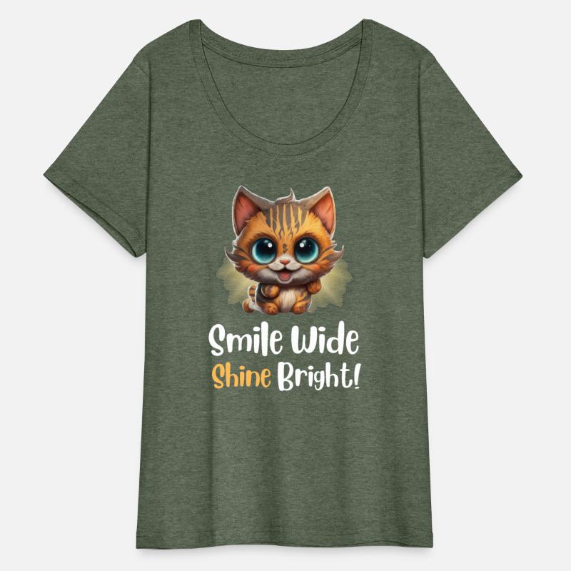 Cheerful Cat: "Smile Wide, Shine Bright!"