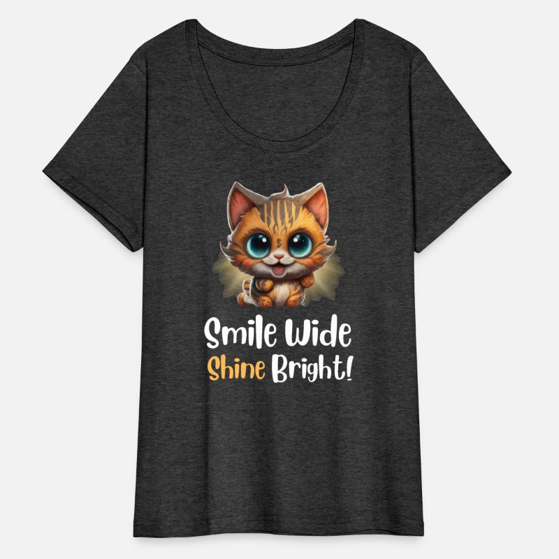 Cheerful Cat: "Smile Wide, Shine Bright!"