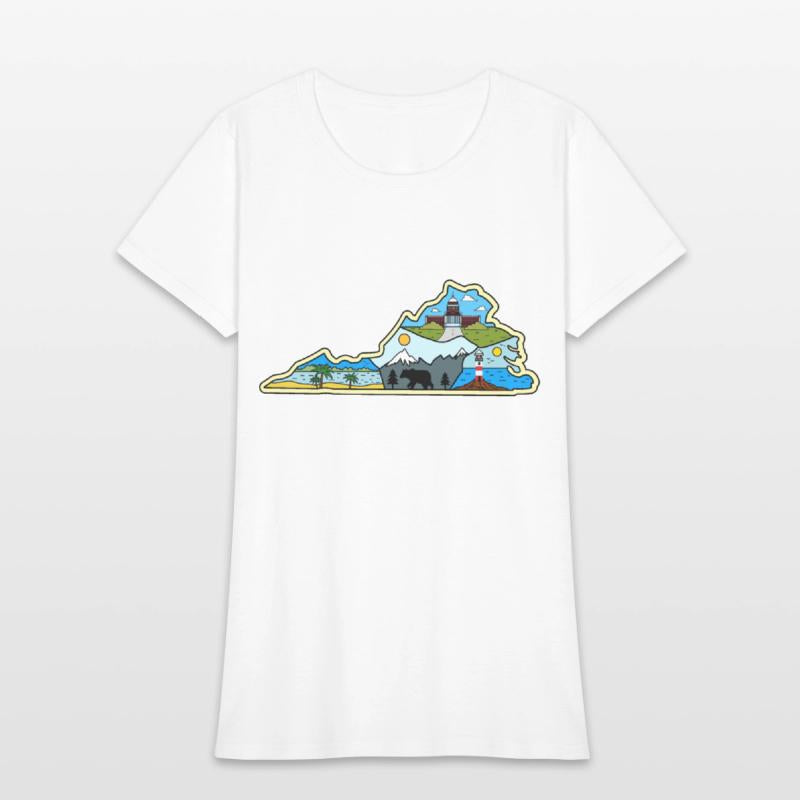 Chesapeake Charlottesville Lynchburg Virginia Map