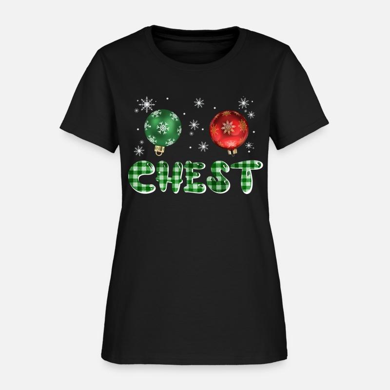 Chest Nuts Christmas Couple Funny Matching