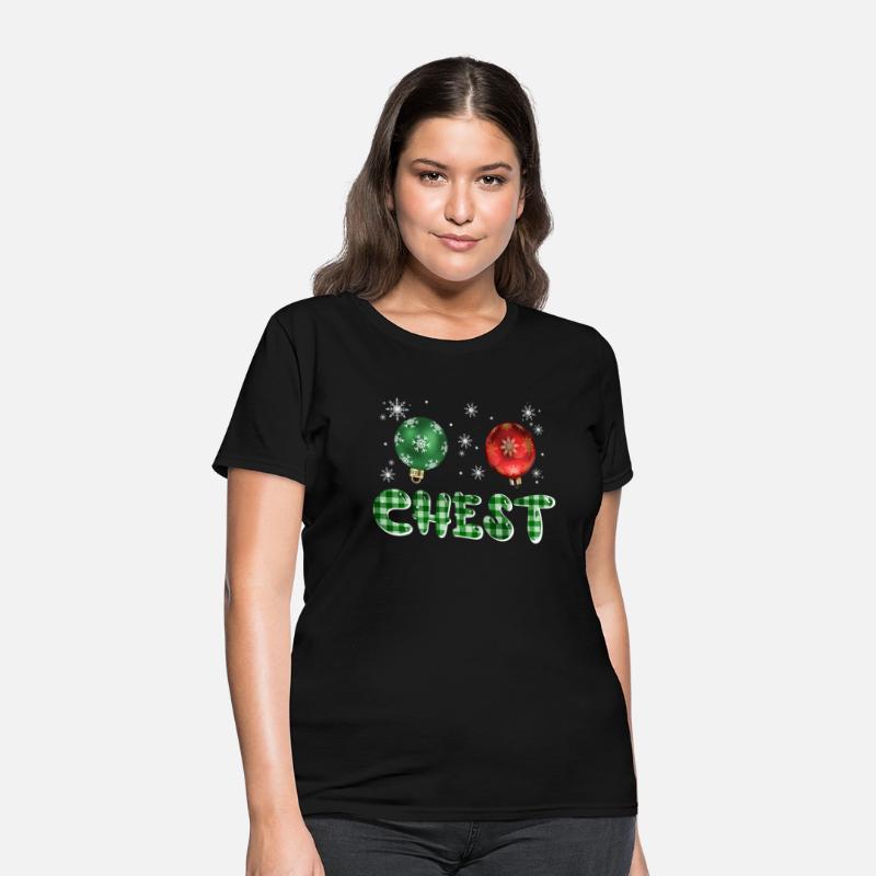 Chest Nuts Christmas Couple Funny Matching