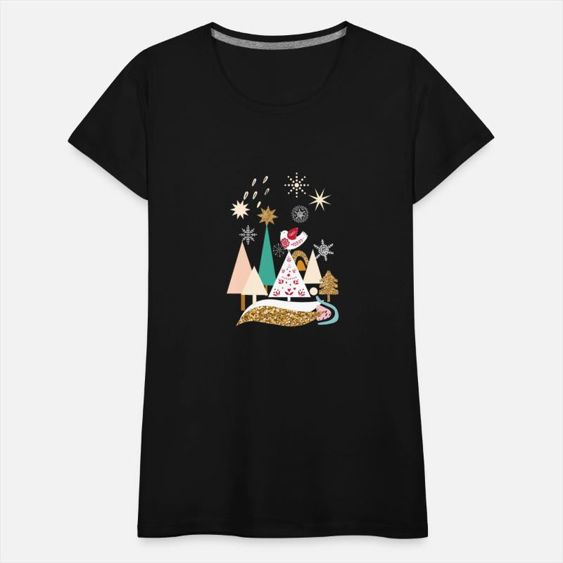 Christmas Winter Scandinavian Trees Snow