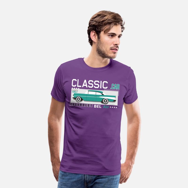 CLASSIC Car 1957 Chevrolet BEL Air Print T-shirt