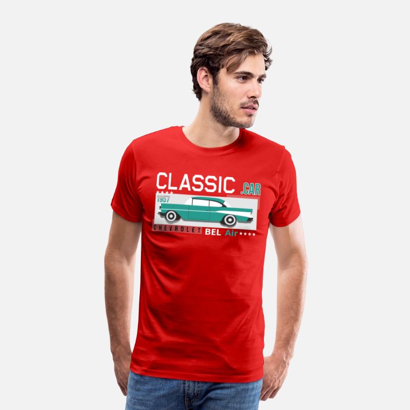 CLASSIC Car 1957 Chevrolet BEL Air Print T-shirt