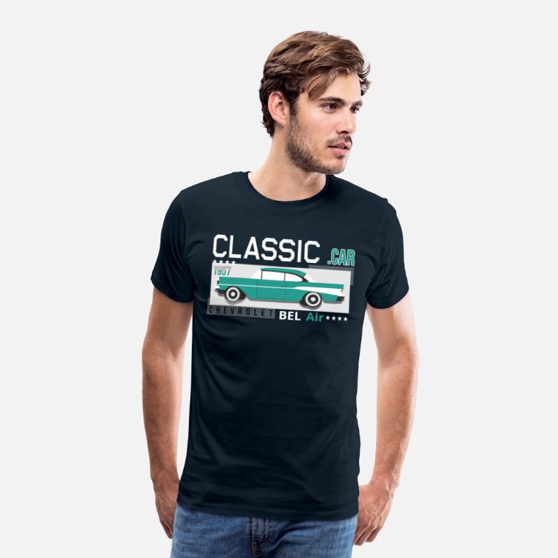 CLASSIC Car 1957 Chevrolet BEL Air Print T-shirt