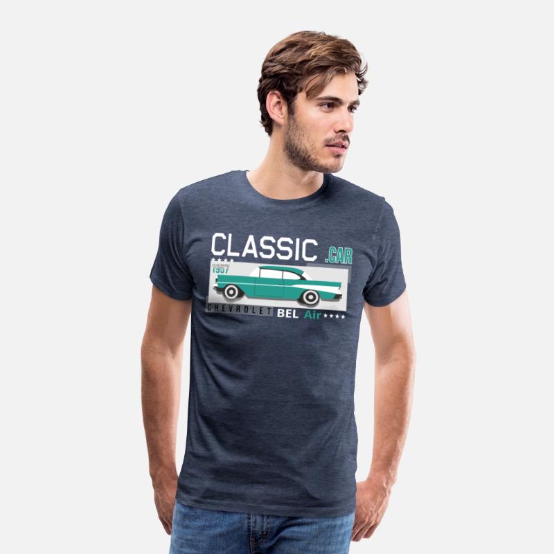 CLASSIC Car 1957 Chevrolet BEL Air Print T-shirt