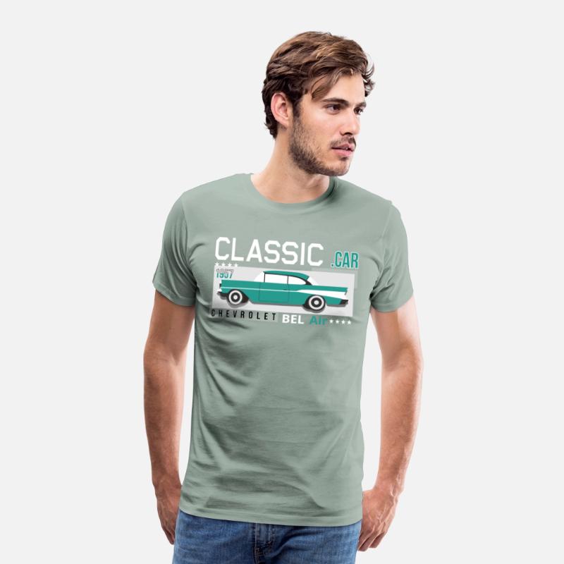 CLASSIC Car 1957 Chevrolet BEL Air Print T-shirt