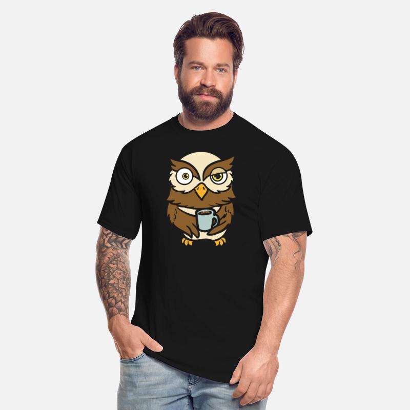 Coffee Drinker Owl Bird Owner Flying Animal