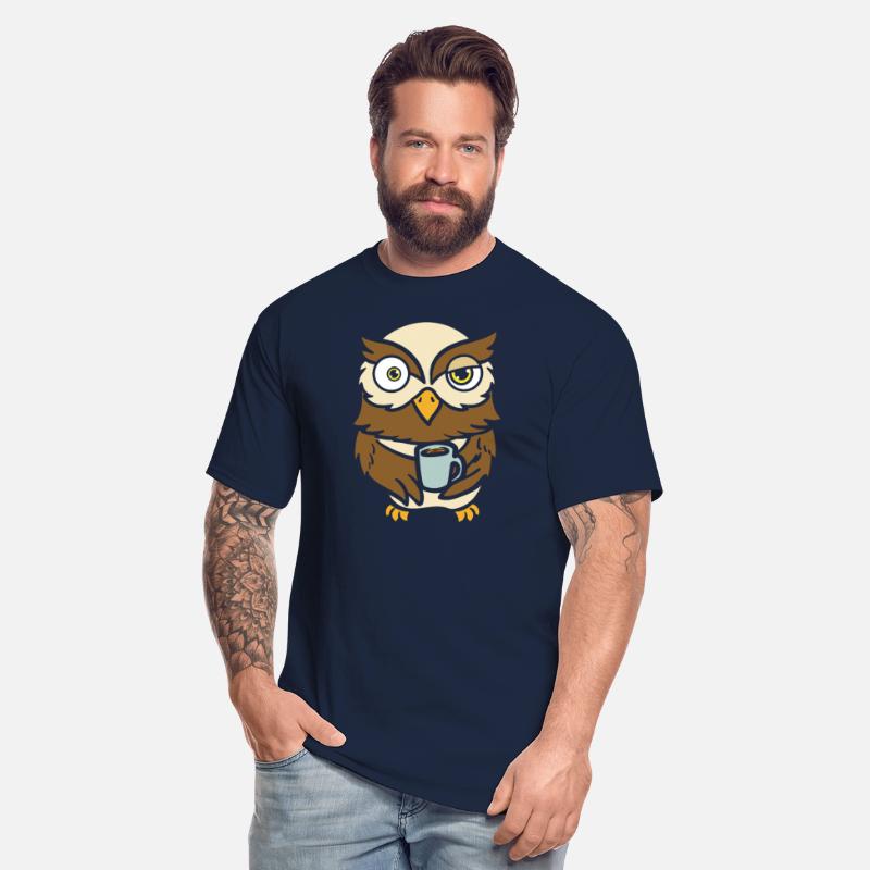 Coffee Drinker Owl Bird Owner Flying Animal