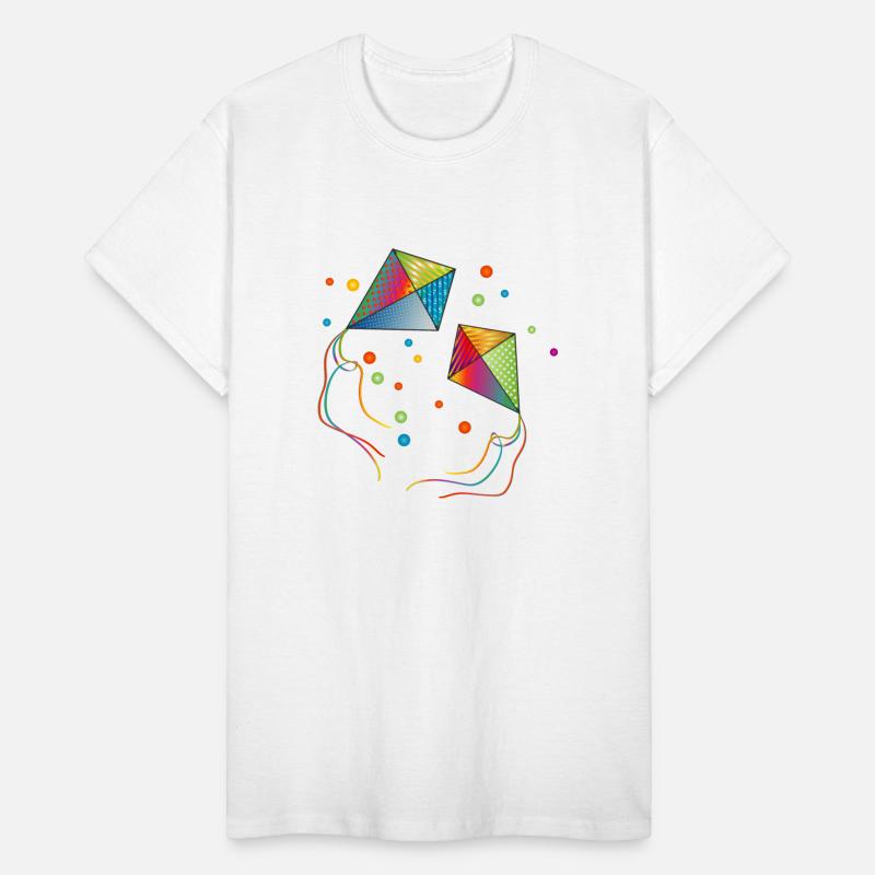 colorful kites flying with colorful ribbons in aut