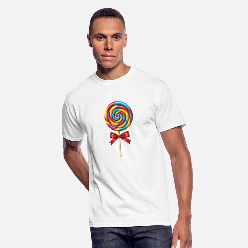 Colorful swirly lollipop
