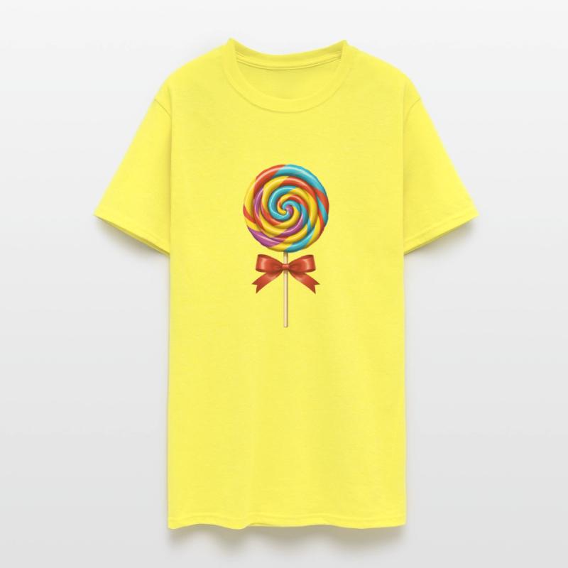 Colorful swirly lollipop