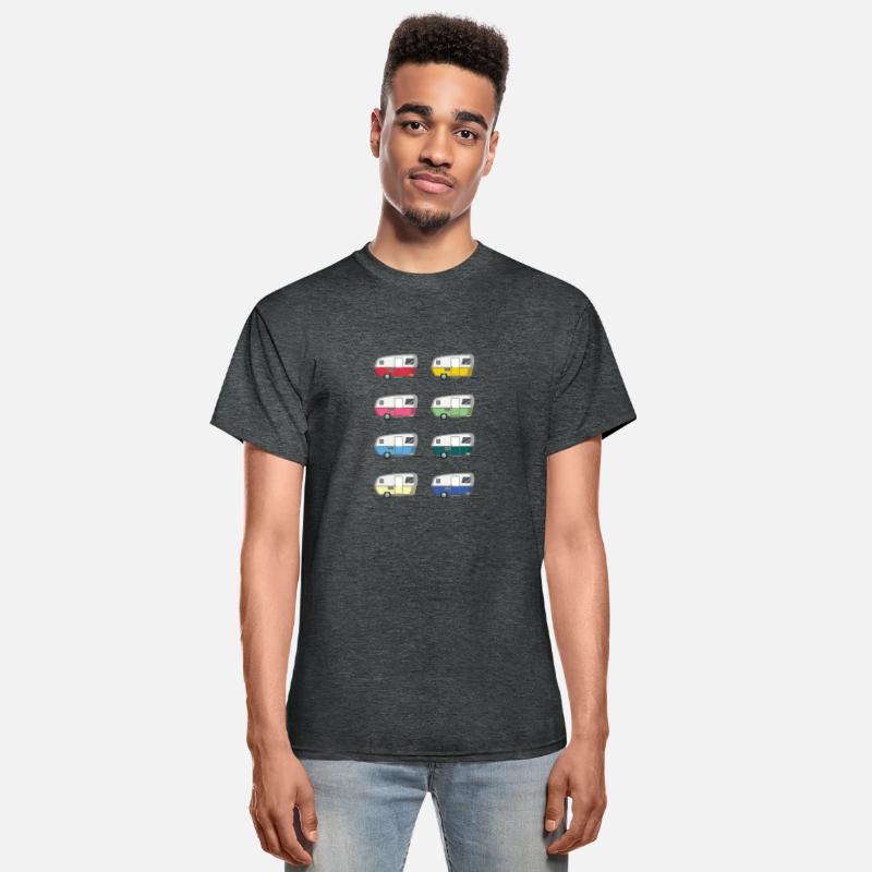 Colourful Vintage Eriba Puck Caravan Daisy