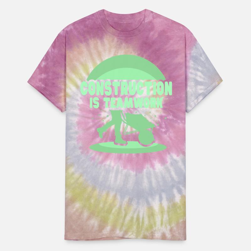 Construction Is Teamwork Site Worker