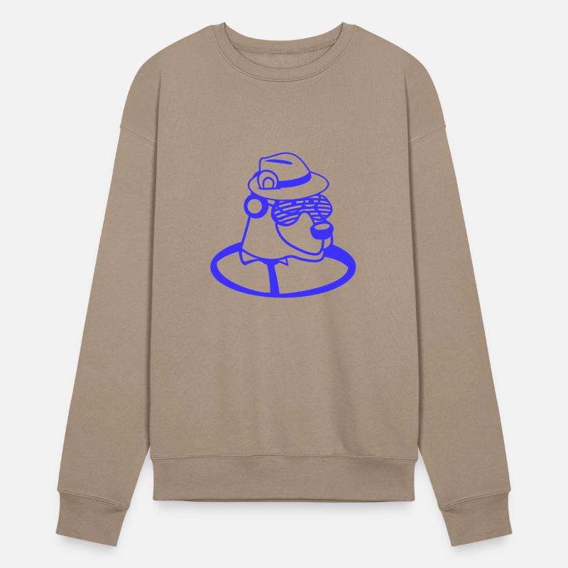 Cool Bear DJ Grizzly Hat Headphone Music Party Fun