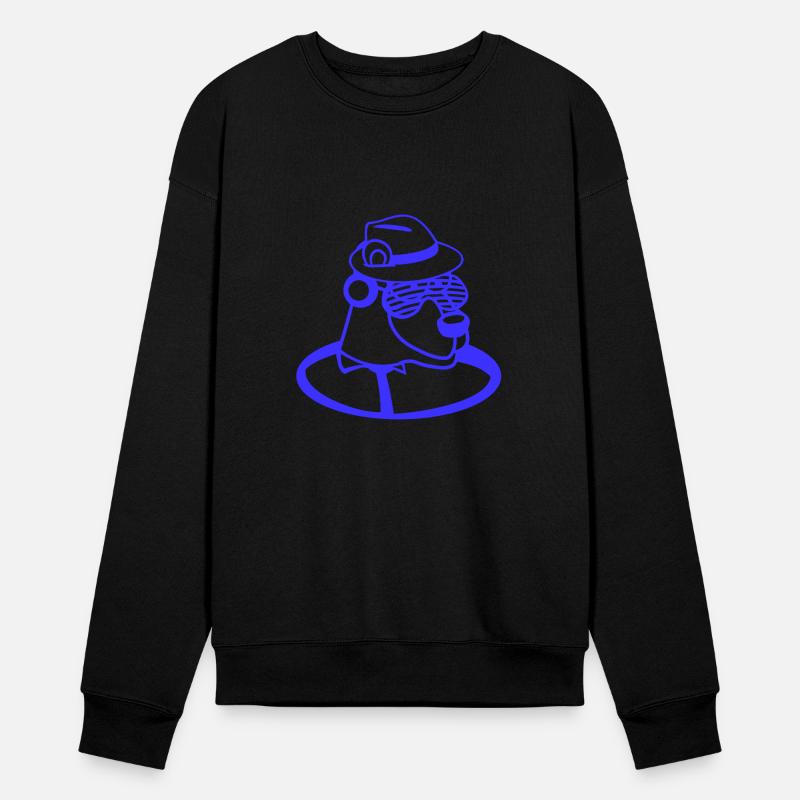 Cool Bear DJ Grizzly Hat Headphone Music Party Fun