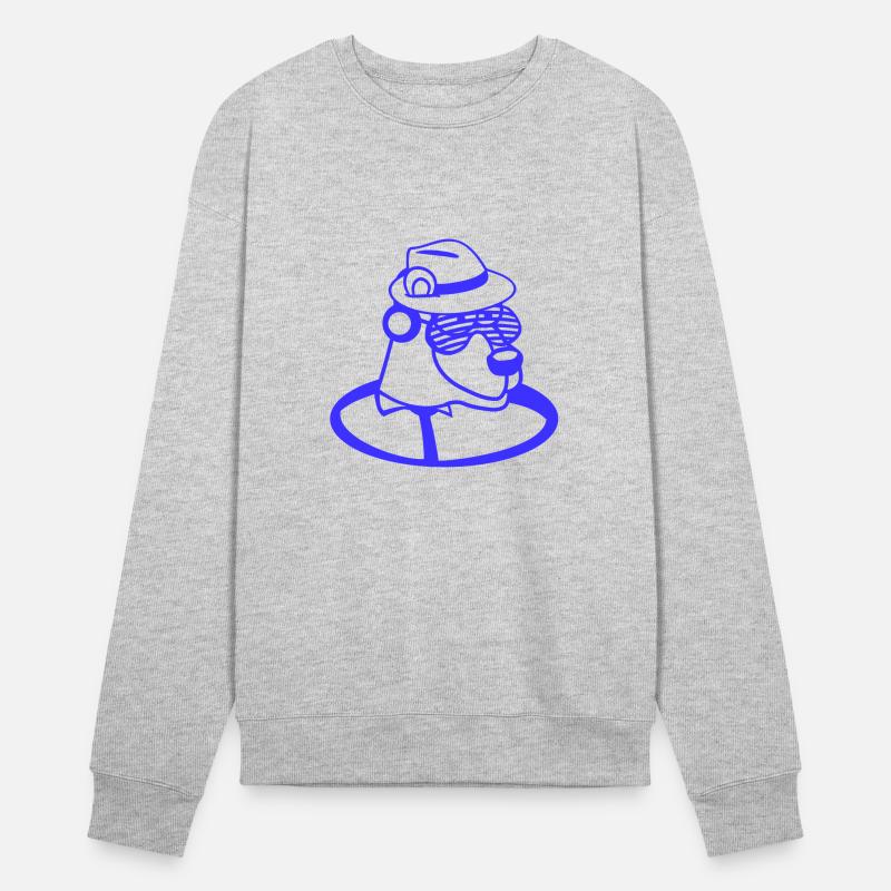 Cool Bear DJ Grizzly Hat Headphone Music Party Fun