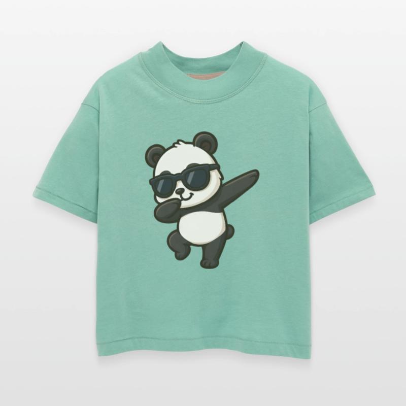 Cool panda sunglasses dancing dab cartoon kids