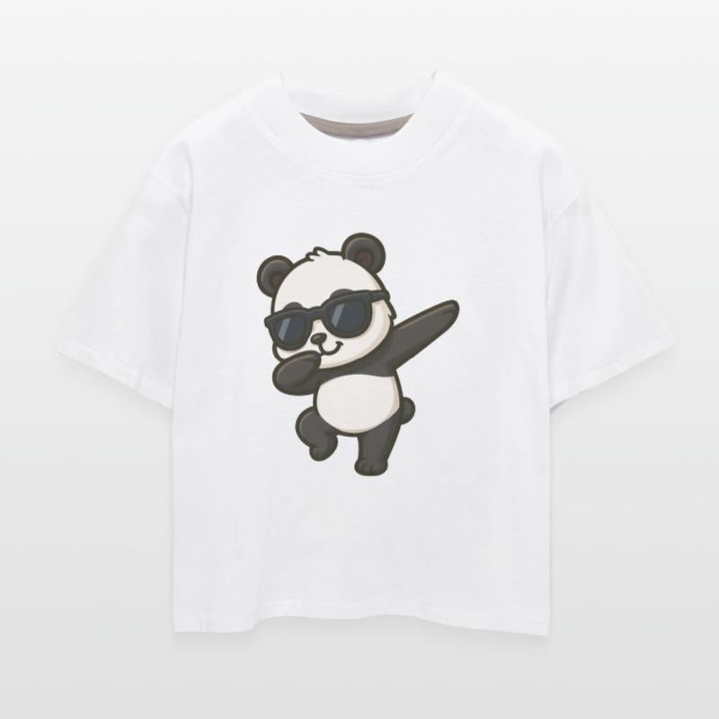 Cool panda sunglasses dancing dab cartoon kids