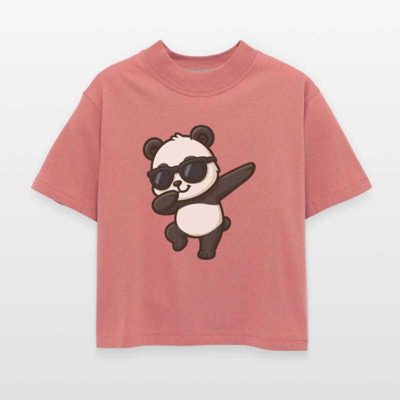 Cool panda sunglasses dancing dab cartoon kids