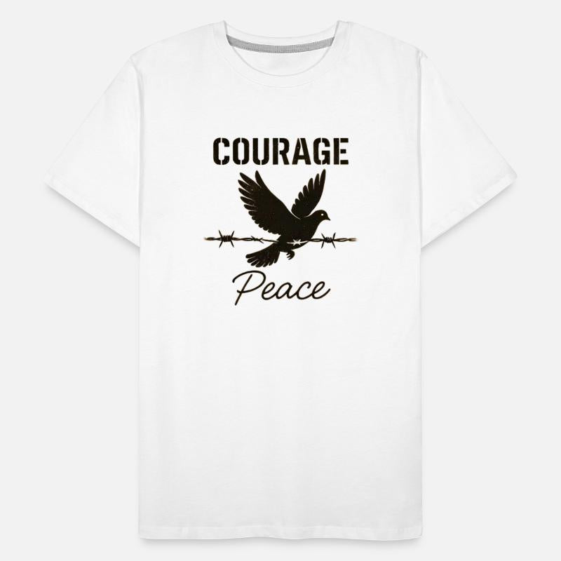 Courage and Peace Dove Graphic-Symbol of Strength