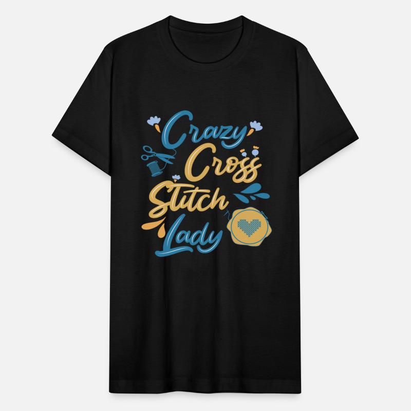 Crazy Cross Stitch Lady