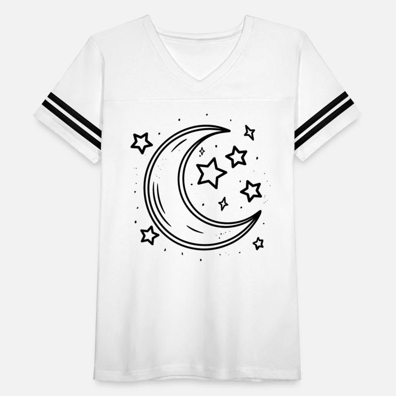 Crescent moon Moon and stars