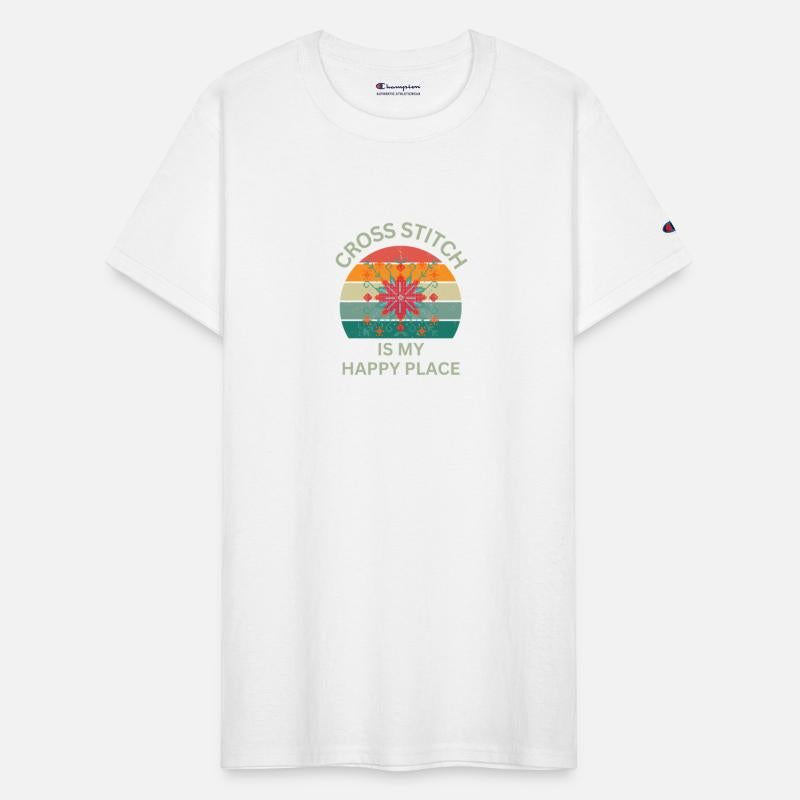 CROSS STITCH IS MY HAPPY PLACE