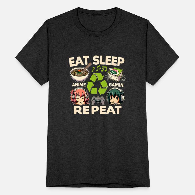 Cute Anime Eat Sleep Anime Repeat Manga