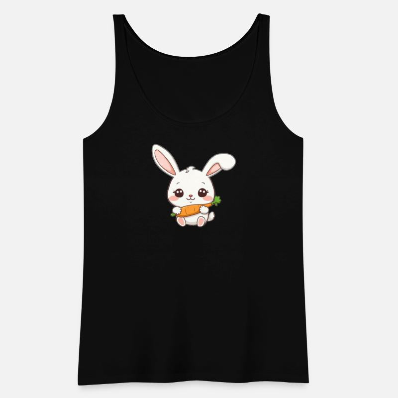 Cute Bunny with Carrot Illustration